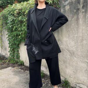 Lniana marynarka OVERSIZE - Projekt Limitowany