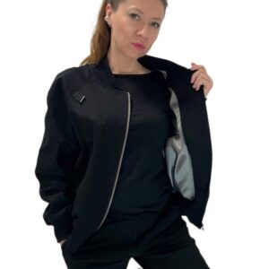 Kurtka bomberka „SREBRZYSTY ŚWIT” - Projekt Limitowany