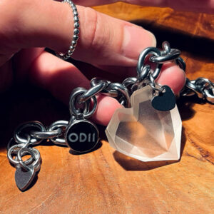 bransoletka serce autorska